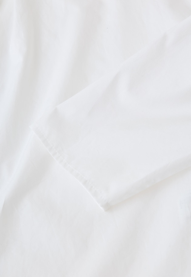 【富岡佳子×1er Arrondissement】スタンドラッフルカラーブラウス 詳細画像 Offwhite 16