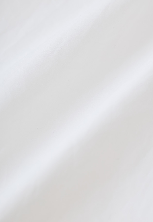【富岡佳子×1er Arrondissement】スタンドラッフルカラーブラウス 詳細画像 Offwhite 17