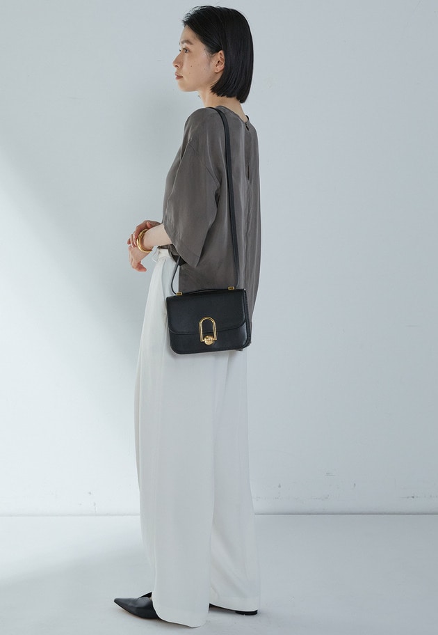 【予約】２タックツイルパンツ 詳細画像 Offwhite 4