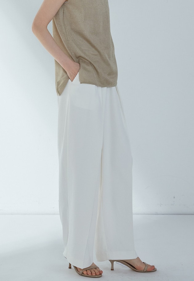 【予約】２タックツイルパンツ 詳細画像 Offwhite 6