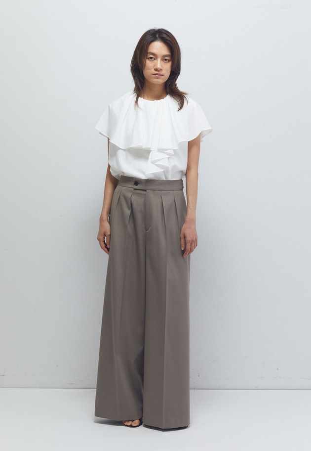 TWドスキンワイドトラウザー 詳細画像 Mocha 2