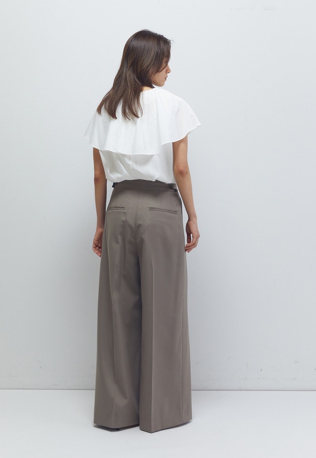 TWドスキンワイドトラウザー 詳細画像 Mocha 3