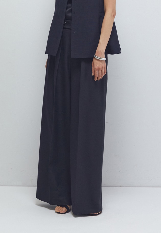 TWドスキンワイドトラウザー 詳細画像 Black 1