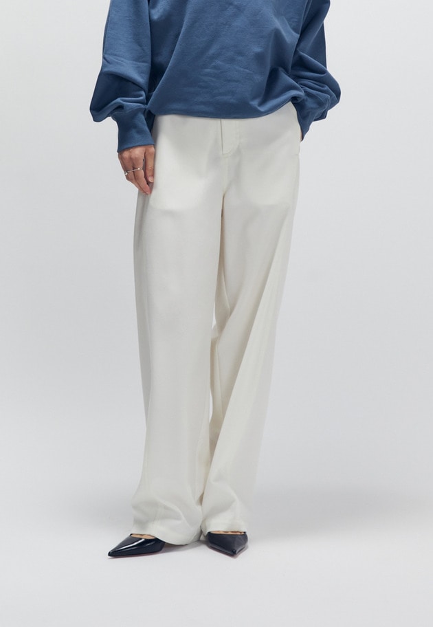 強撚コットンカーブパンツ 詳細画像 Offwhite 3