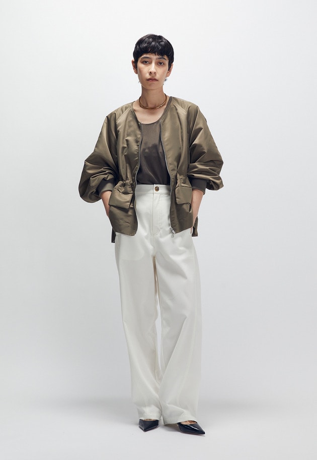 強撚コットンカーブパンツ 詳細画像 Offwhite 6