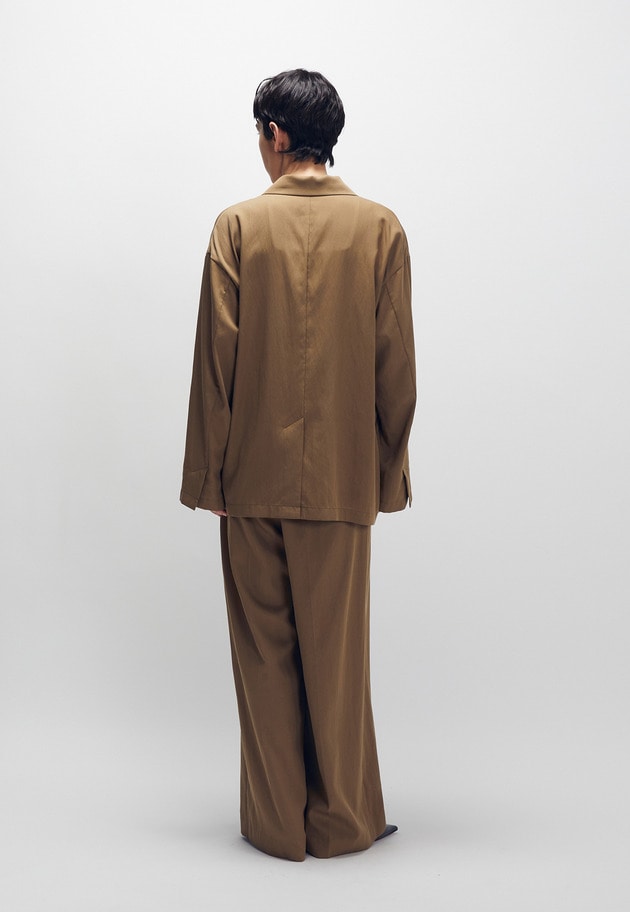 テンセルワイドパンツ 詳細画像 Khaki 4