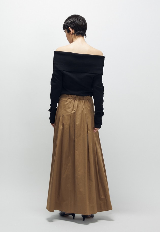 タイプライタータックスカート 詳細画像 Camel 5