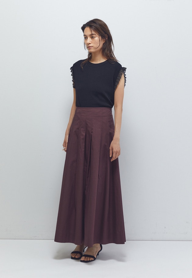 タイプライタータックスカート 詳細画像 Bordeaux 2