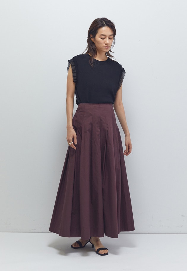 タイプライタータックスカート 詳細画像 Bordeaux 3