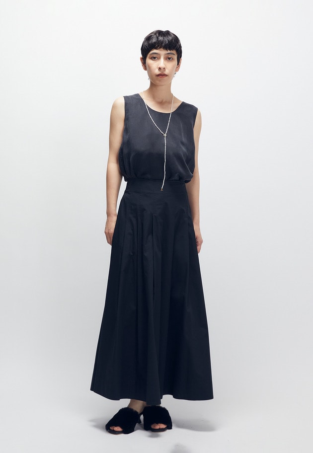 タイプライタータックスカート 詳細画像 Black 2