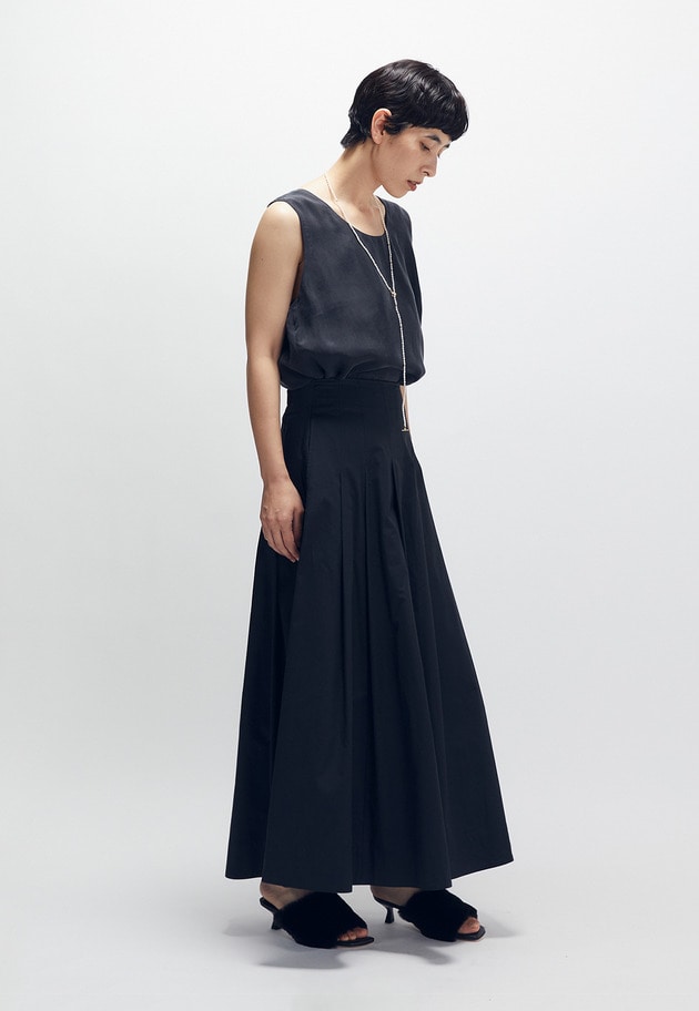 タイプライタータックスカート 詳細画像 Black 3