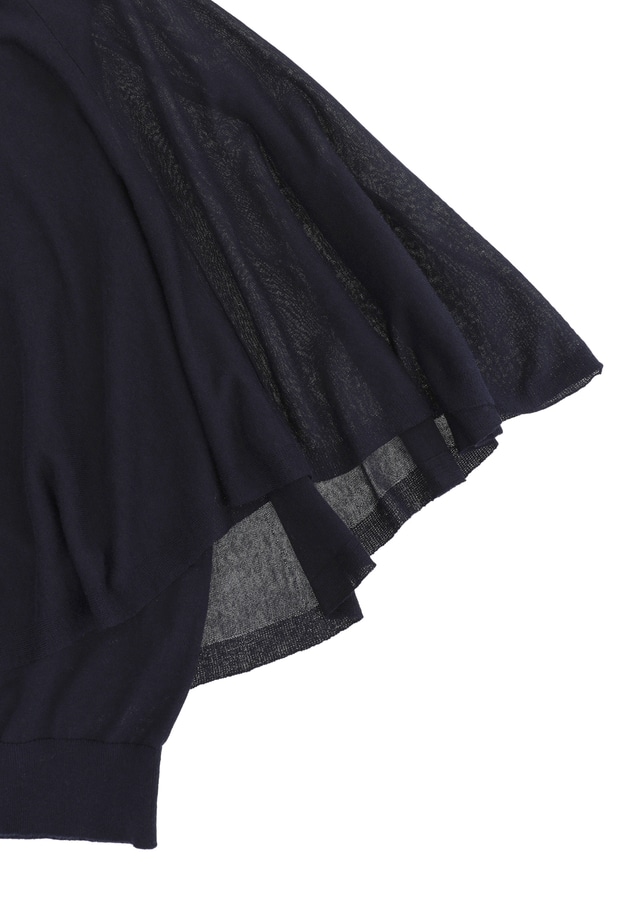 ケープレイヤードニットプルオーバー 詳細画像 Navy 14