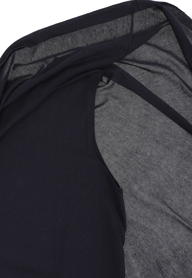 ケープレイヤードニットプルオーバー 詳細画像 Navy 16