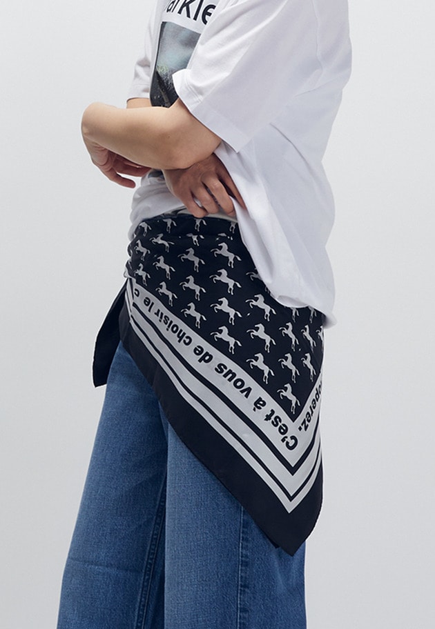 ギャロップスカーフ 詳細画像 Black 3