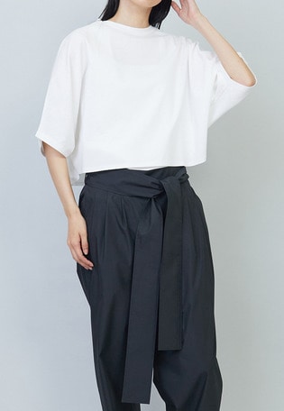 ハイゲージポンチクロップドTシャツ