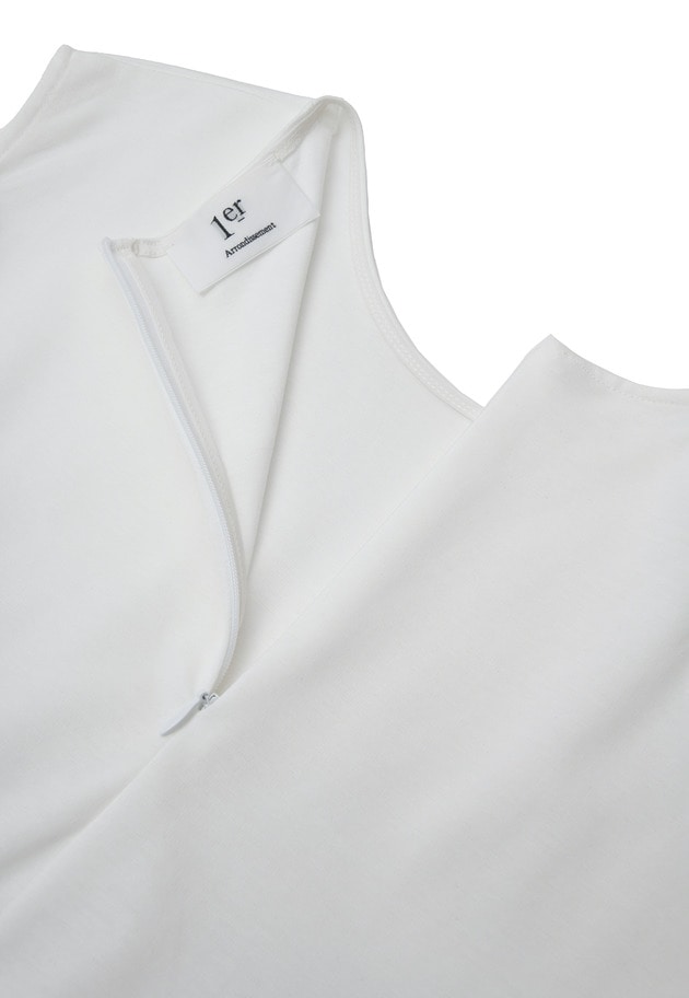 ポンチ×タフタバックティアードプルオーバー 詳細画像 Offwhite 9