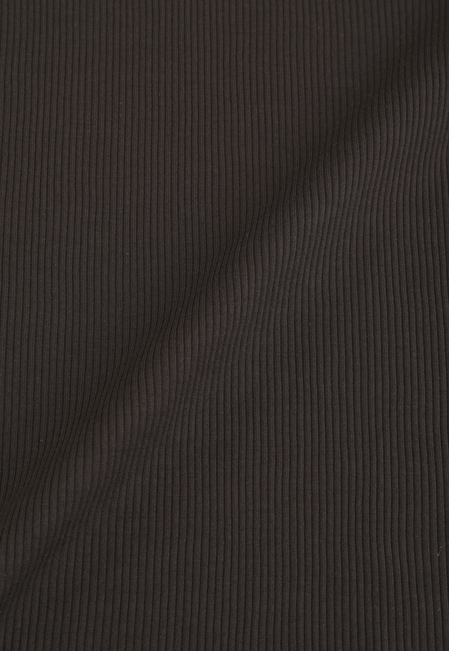 リブ５分袖Tシャツ 詳細画像 Brown 16