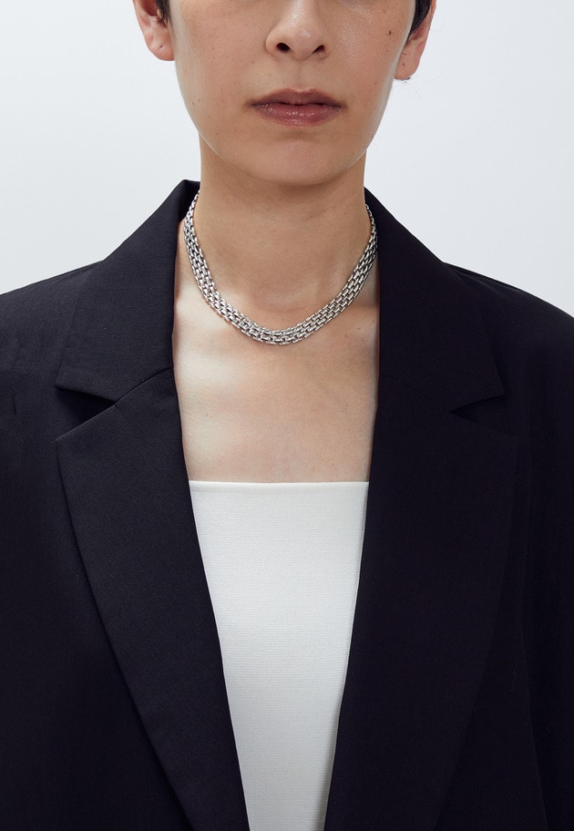 ＜PHILIPPE AUDIBERT (フィリップオーディベール)＞"Miller S”ネックレス（シルバー） 詳細画像 Silver 2