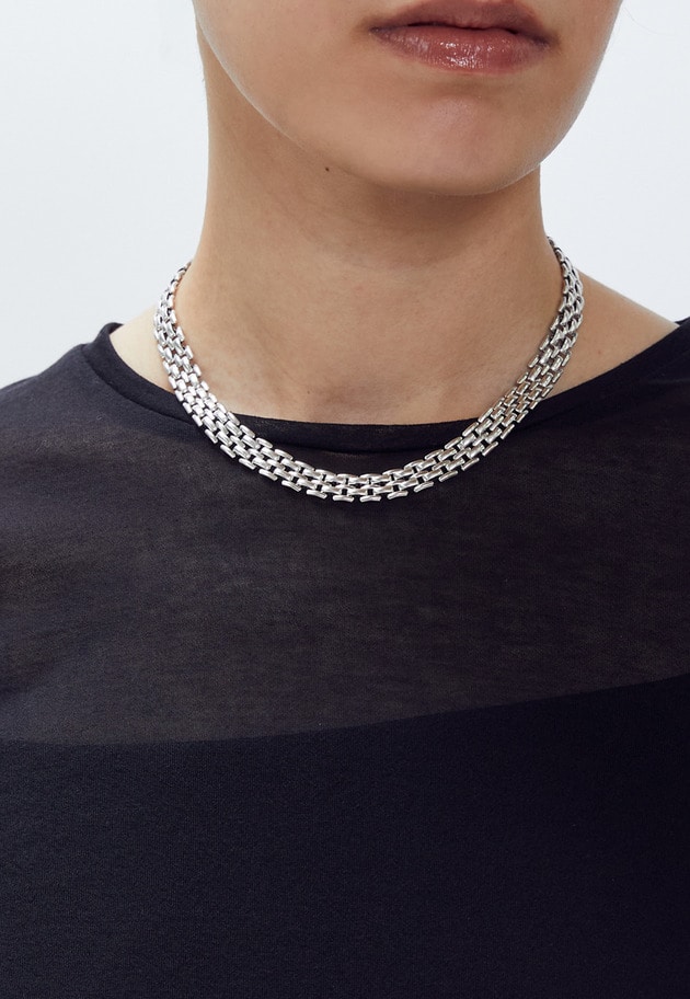 ＜PHILIPPE AUDIBERT (フィリップオーディベール)＞"Miller S”ネックレス（シルバー） 詳細画像 Silver 3