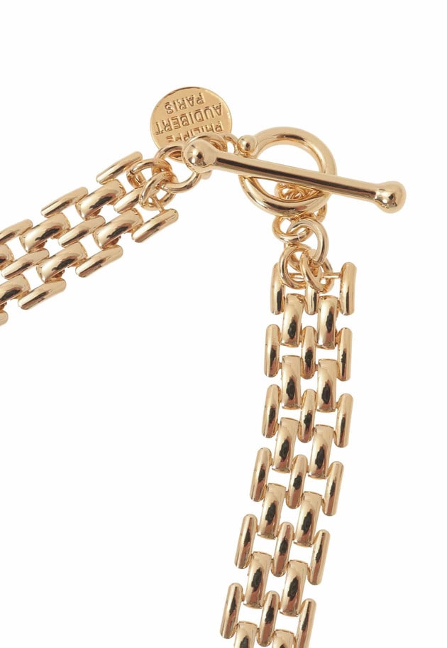 ＜PHILIPPE AUDIBERT (フィリップオーディベール)＞"Miller S”ネックレス（ゴールド） 詳細画像 Gold 5