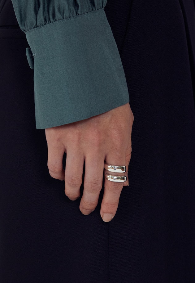 ＜PHILIPPE AUDIBERT (フィリップオーディベール)＞"Paige”リング 詳細画像 Silver 2