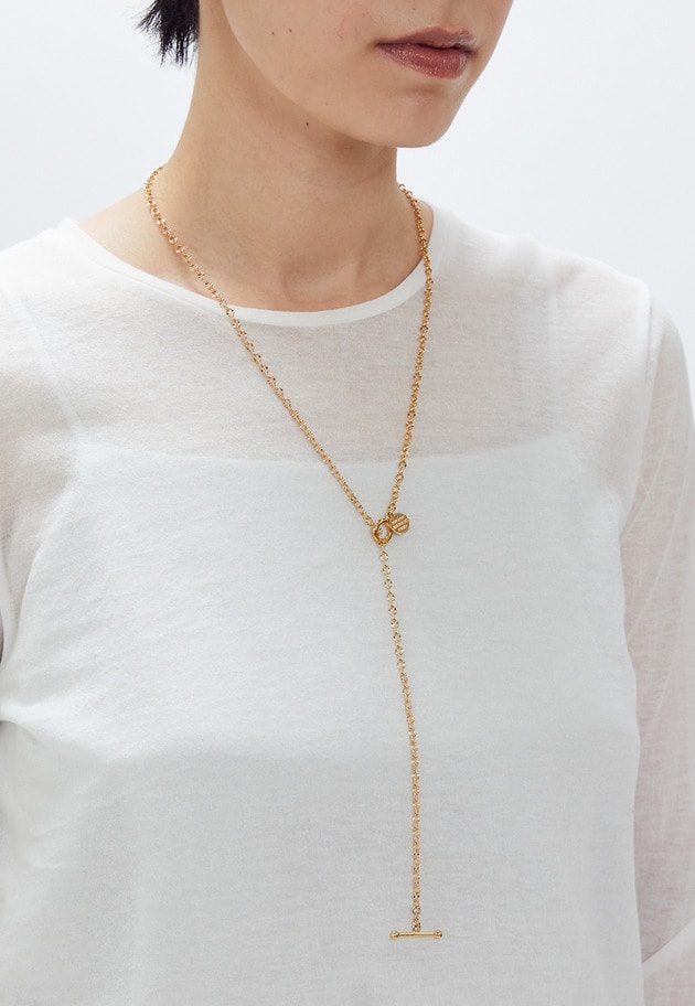 ＜PHILIPPE AUDIBERT (フィリップオーディベール)＞"Lynn” ロングネックレス（ゴールド） 詳細画像 Gold 4