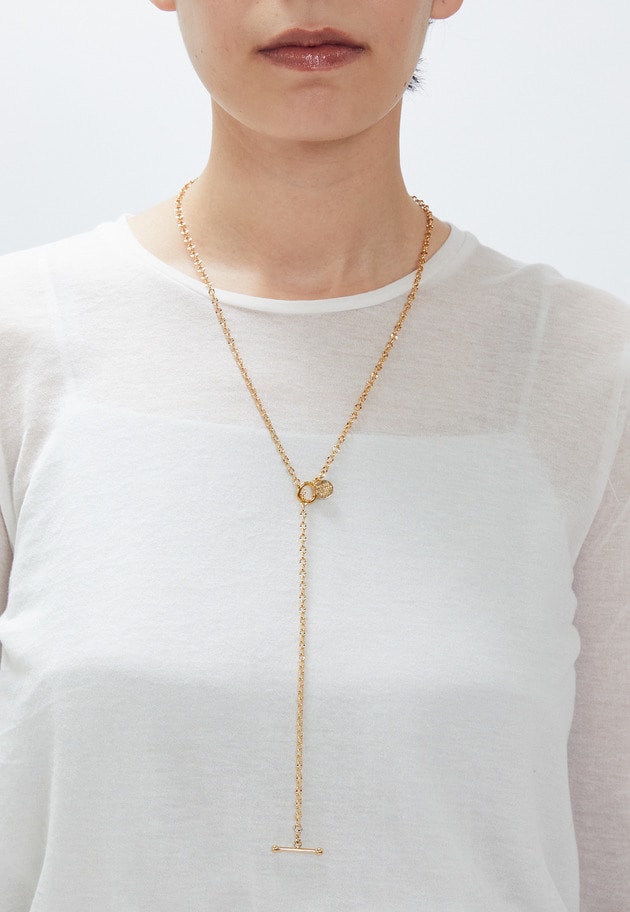 ＜PHILIPPE AUDIBERT (フィリップオーディベール)＞"Lynn” ロングネックレス（ゴールド） 詳細画像 Gold 5
