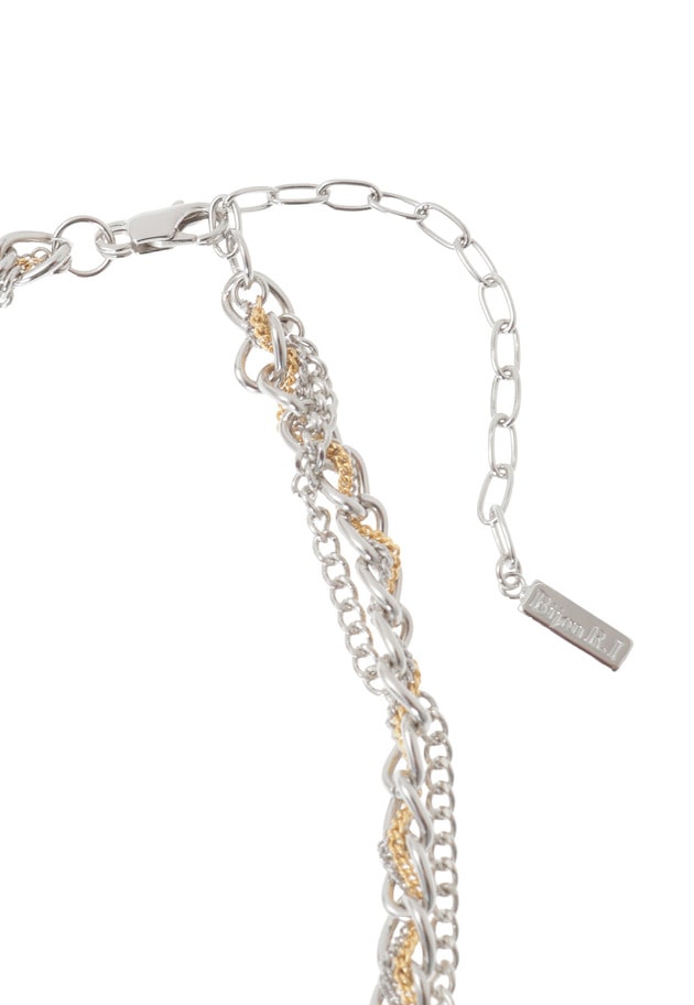 ＜Bijou R.I (ビジューアールアイ)＞トリプルチェーンネックレス 詳細画像 Silver 8