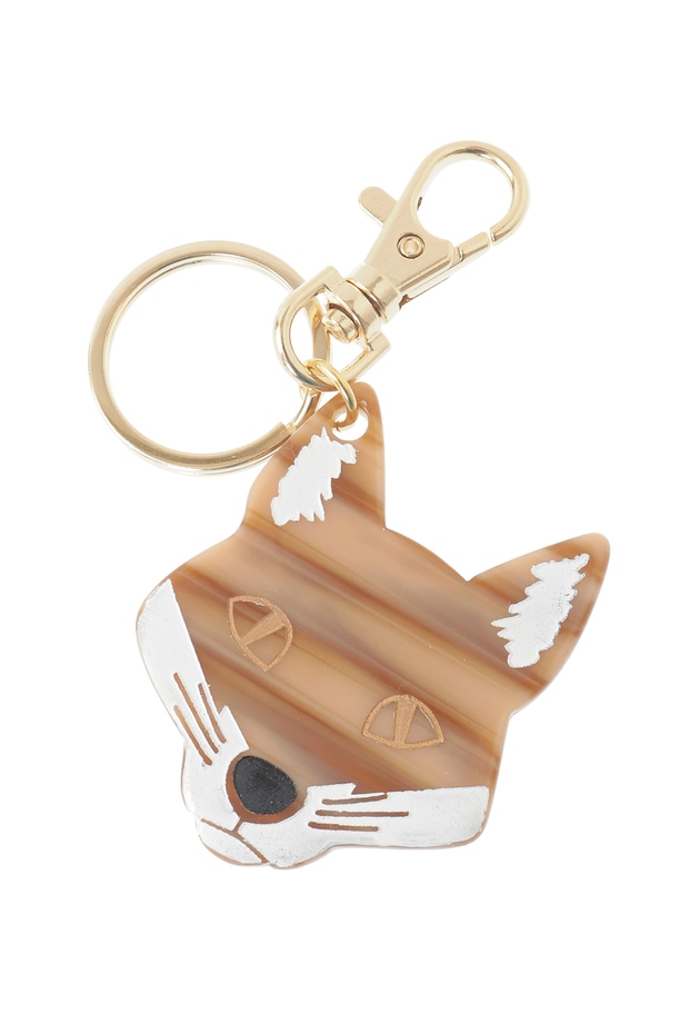 ＜MALUS（マリュス）＞“Fox"キーチェーン 詳細画像 Beige 11