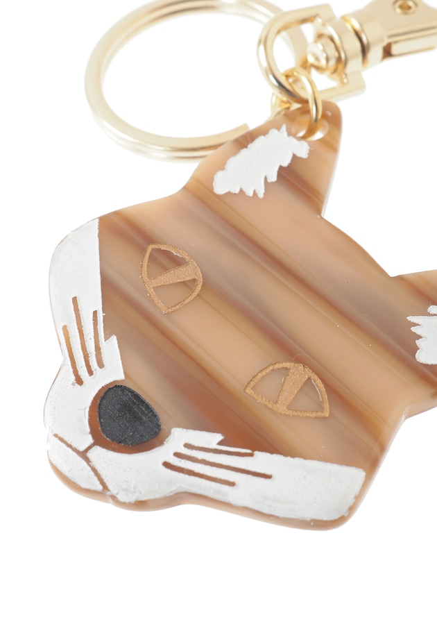 ＜MALUS（マリュス）＞“Fox"キーチェーン 詳細画像 Beige 14