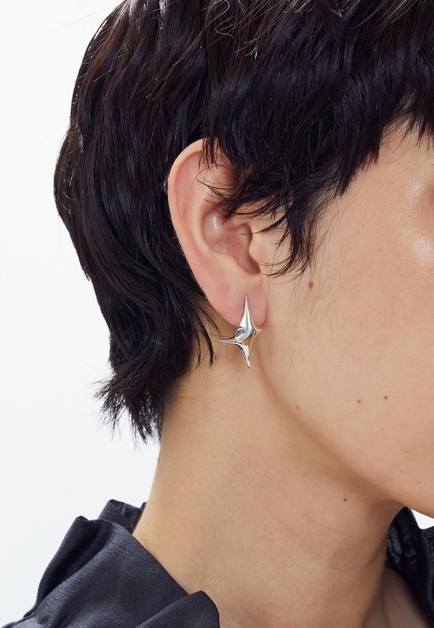 ＜Lemme.（レム）＞"Fragment"ピアス 詳細画像 Silver 1