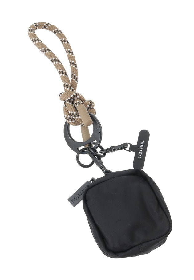 ＜NOMADIS (ノマディス)＞KNOT / P ミニポーチ付きストラップ 詳細画像 Beige 2