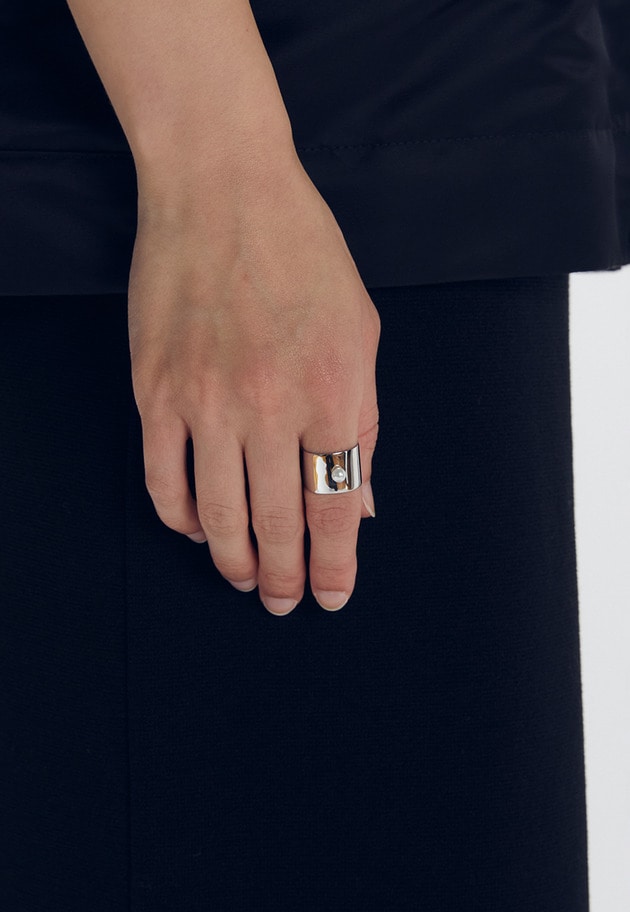 ＜YVETTE（イヴェット）＞“Reflect“リング 詳細画像 Silver 1