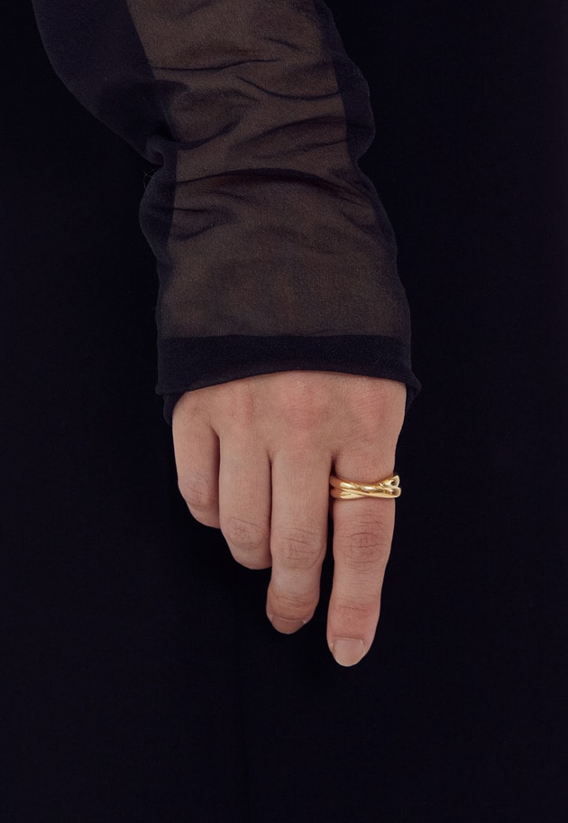 【WEB限定】＜PHILIPPE AUDIBERT (フィリップオーディベール)＞"Leoville”リング（ゴールド） 詳細画像 Gold 1