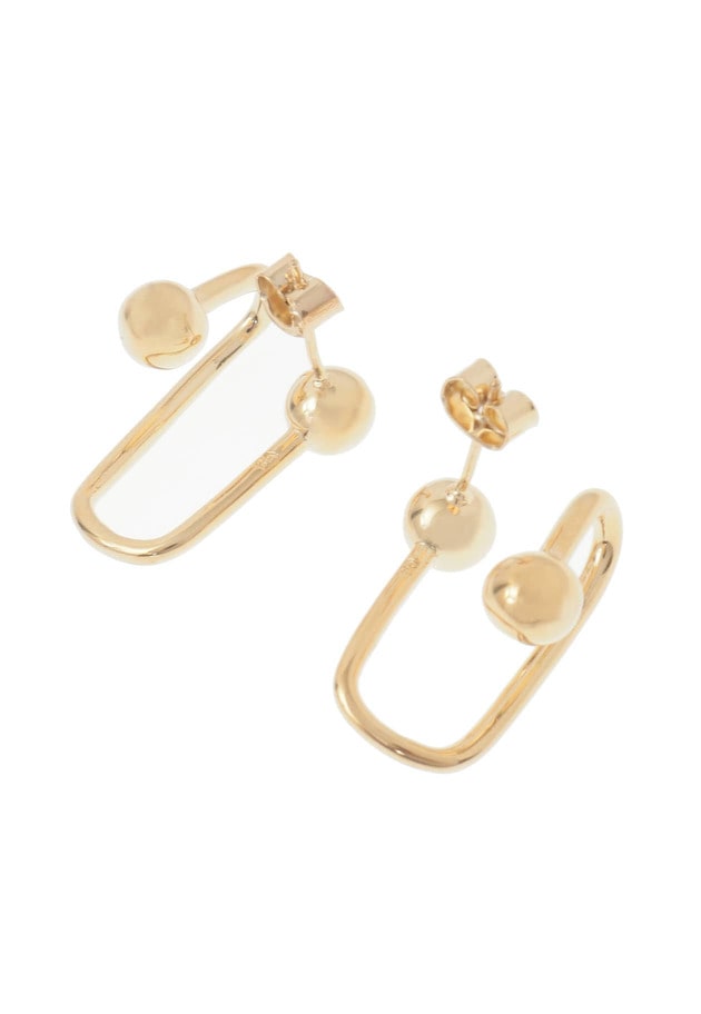 【WEB限定】＜PHILIPPE AUDIBERT (フィリップオーディベール)＞"Asha”ピアス 詳細画像 Gold 3