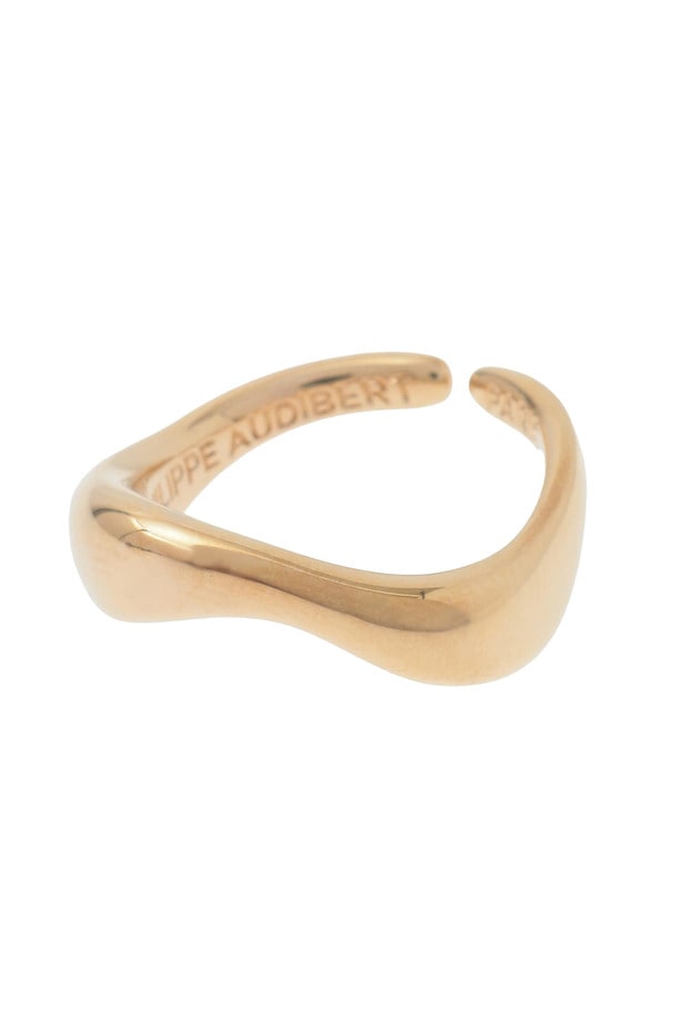 【WEB限定】＜PHILIPPE AUDIBERT (フィリップオーディベール)＞"Elrose”リング（ゴールド） 詳細画像 Gold 2