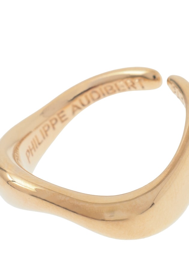 【WEB限定】＜PHILIPPE AUDIBERT (フィリップオーディベール)＞"Elrose”リング（ゴールド） 詳細画像 Gold 4
