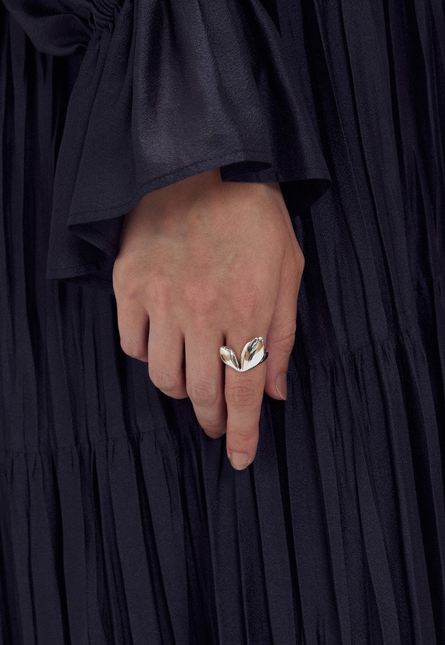 【WEB限定】＜PHILIPPE AUDIBERT (フィリップオーディベール)＞"Carol”リング 詳細画像 Silver 1