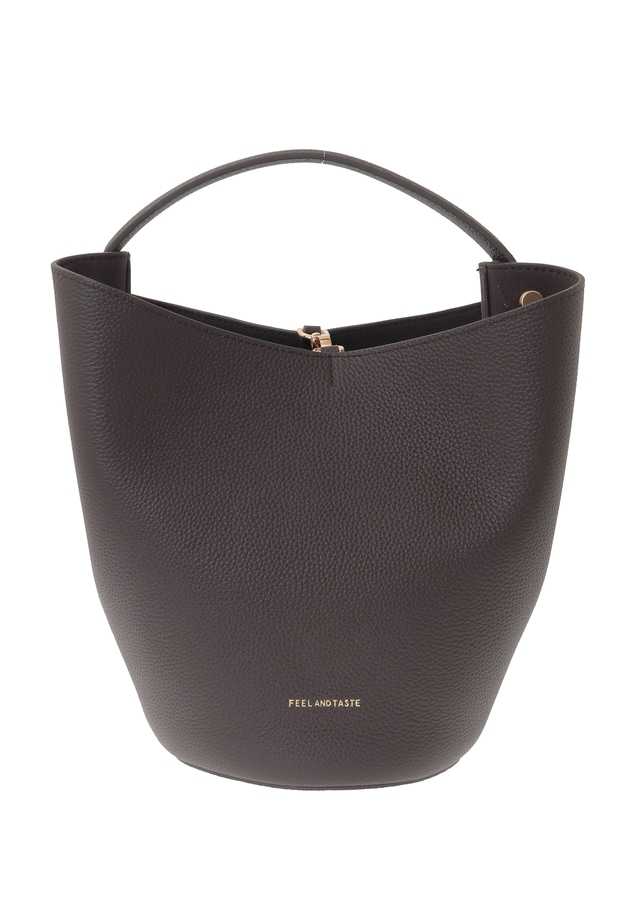 ＜FEEL AND TASTE（フィールアンドテイスト）＞"lily"2wayバッグ 詳細画像 Dark brown 11