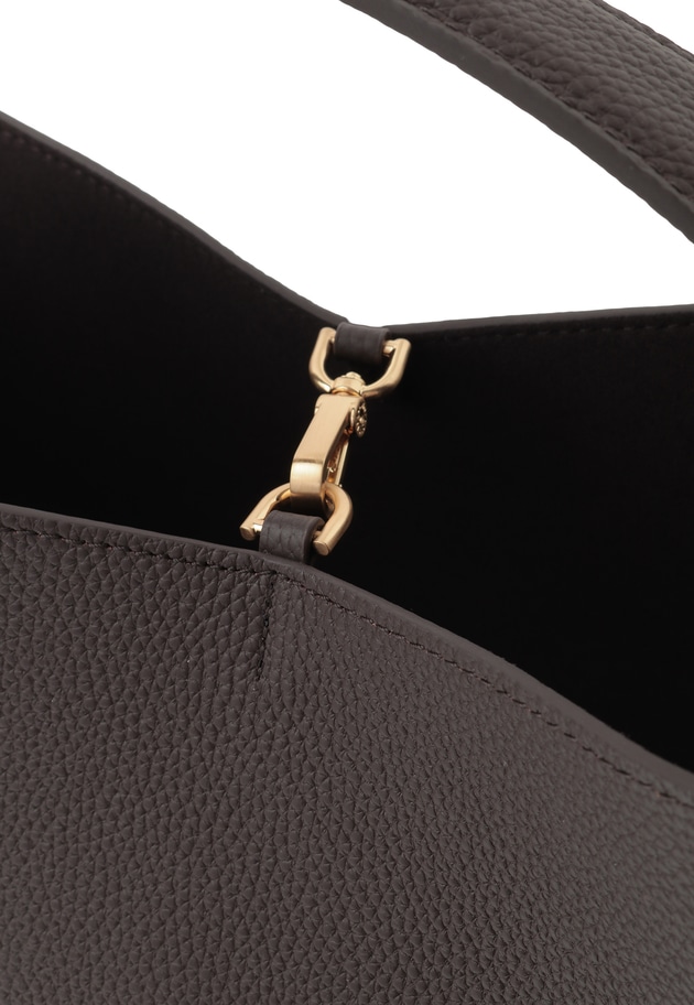 ＜FEEL AND TASTE（フィールアンドテイスト）＞"lily"2wayバッグ 詳細画像 Dark brown 18