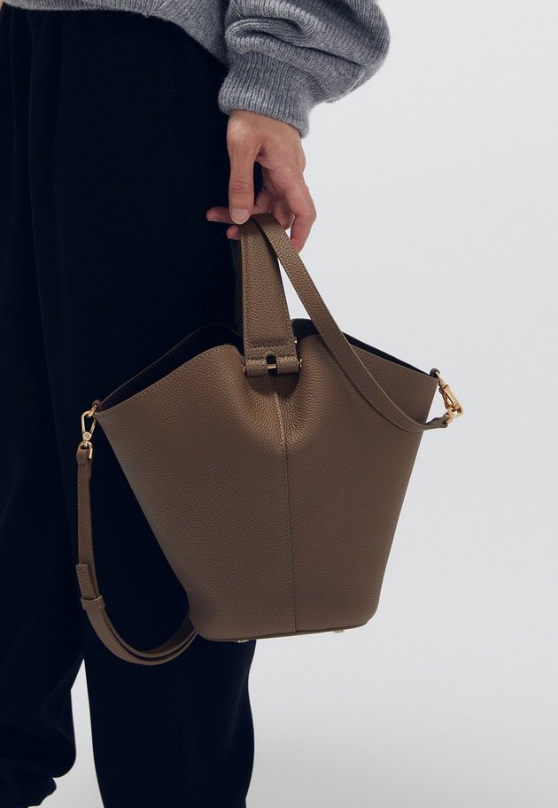 ＜FEEL AND TASTE（フィールアンドテイスト）＞"lily"2wayバッグ 詳細画像 Taupe 2