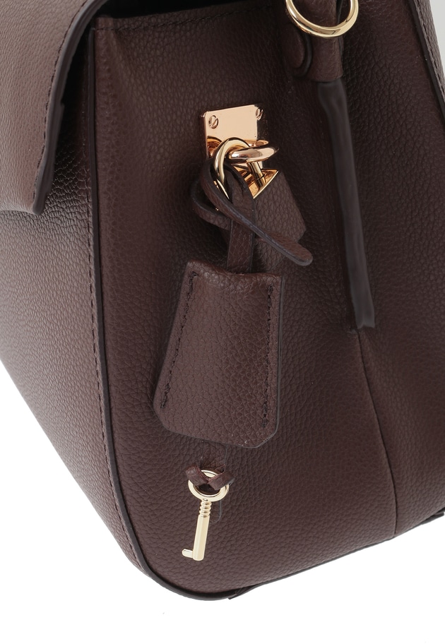 ＜mica della valle (ミカデラヴァッレ)＞シビッラショルダーバッグ 詳細画像 Brown 17