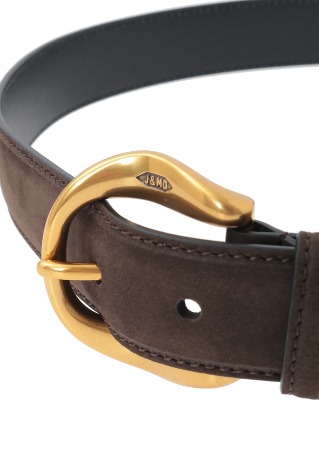 ＜J&M DAVIDSON(ジェイアンドエム デヴィッドソン）＞"DISK”バックルベルト（ブラウン） 詳細画像 Brown 3
