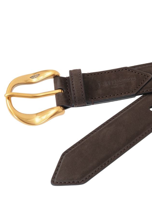 ＜J&M DAVIDSON(ジェイアンドエム デヴィッドソン）＞"DISK”バックルベルト（ブラウン） 詳細画像 Brown 5