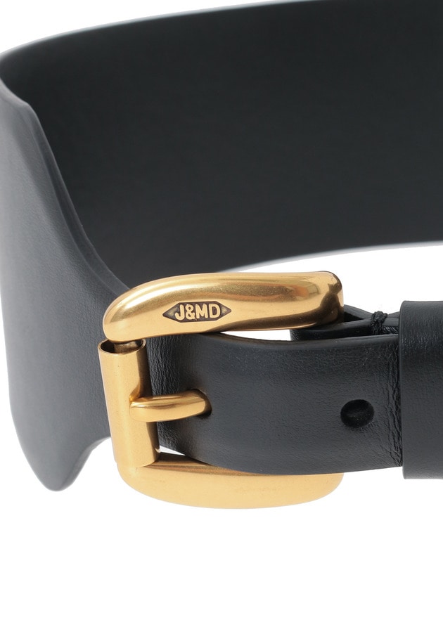 ＜J&M DAVIDSON(ジェイアンドエム デヴィッドソン）＞ワイドボニーベルト 詳細画像 Black 3