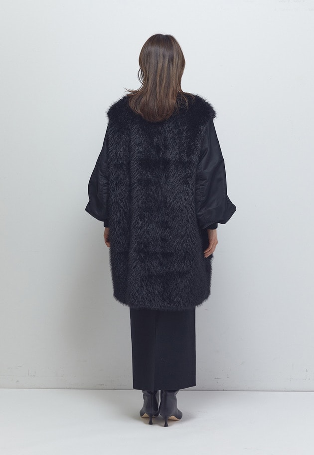 ＜near.nippon (ニアー ニッポン)＞別注ブルゾン 詳細画像 Black 4