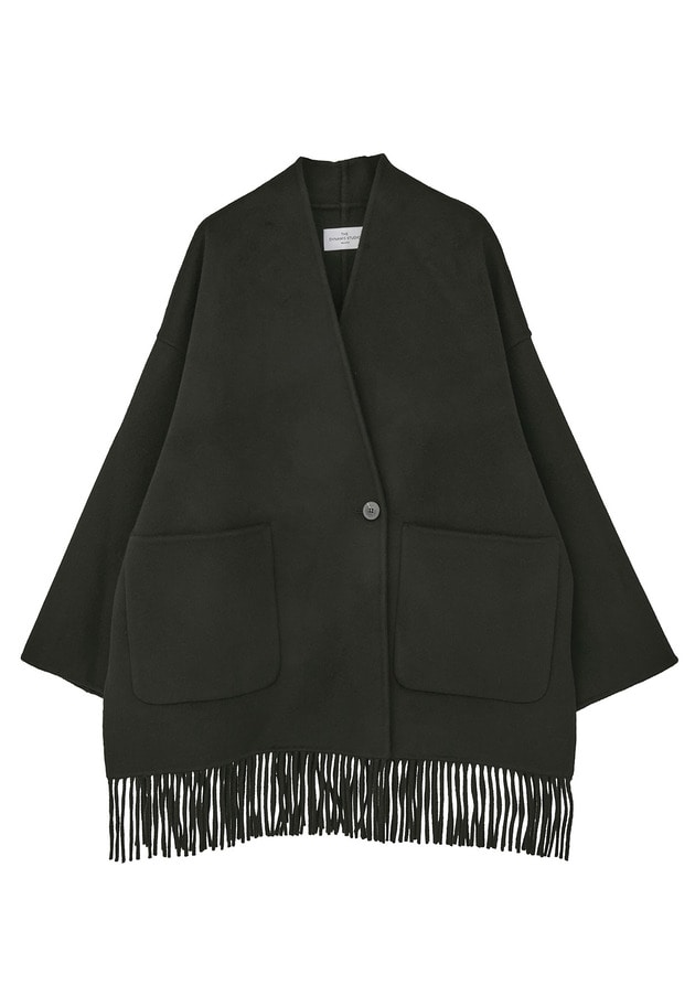 ＜THE DYNAMIS STUDIO/ザ デュナミス スタジオ＞ミドル丈コート 詳細画像 Black 7