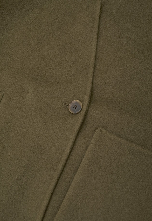 ＜THE DYNAMIS STUDIO/ザ デュナミス スタジオ＞ミドル丈コート 詳細画像 Taupe 12