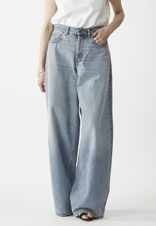 【予約】＜HAIKURE（ハイクル）＞“BETHANY AUTHENTIC WASH”デニムパンツ