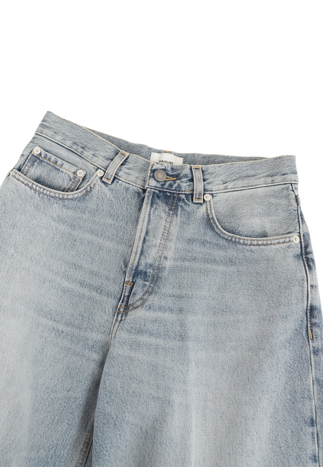 ＜HAIKURE（ハイクル）＞“BETHANY AUTHENTIC WASH”デニムパンツ 詳細画像 Blue 13